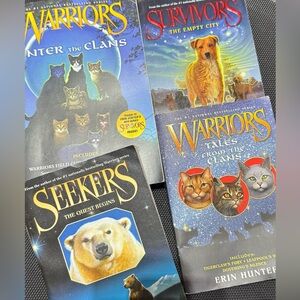 Warriors Seekers Survivors Books (4 total) GREAT GIFTS!